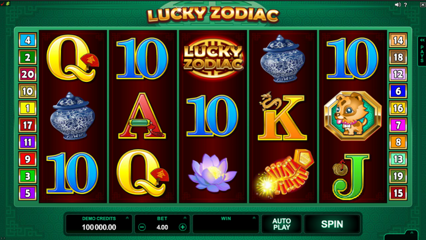 Slot Kasino Zodiak Gratis