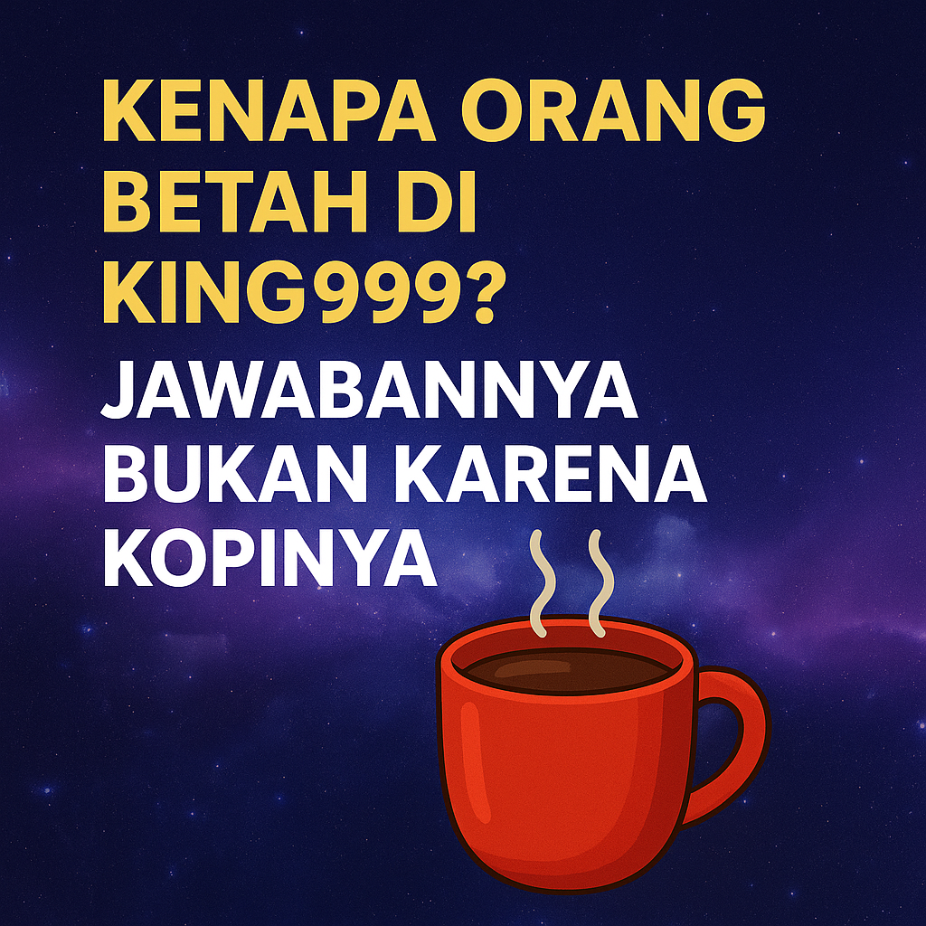 Kenapa Orang Betah di KING999? Jawabannya Bukan Karena Kopinya